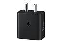 25W Type C GAN 3A Superfast Charging Charger with 1M Type-C Cable Compatible with Samsung S25|S24|S23|S22 (Plus|Fe)|F36|F56|F16|F06|F15| F05|F14|25Watt USB-C Adapter|Travel Adaptor–Black gallery image