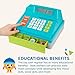 Battat – Toy Cash Register For Kids, Toddlers – 48 Pieces With Toy Money, Credit Card – Pretend Play – 3+ Years