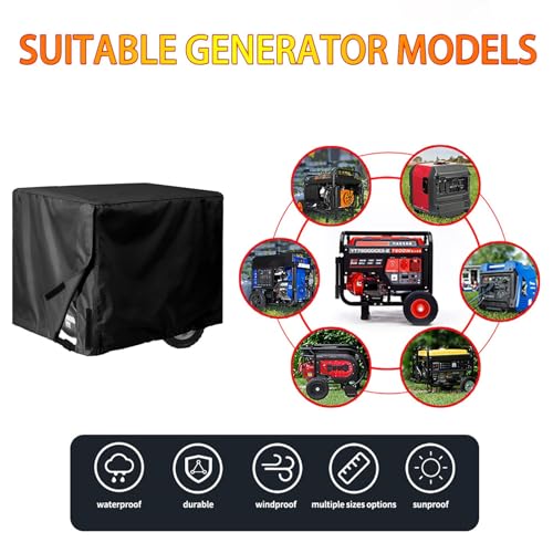 Funda de generador Champion contra lluvia y viento para almacenamiento exterior duradero 3
