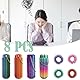 Fidget Toys, Sensorik Spielzeug, 8 Stück Fidget Toy Enthalten 4 Schlüsselanhänger und 4 Fingerringe, Sensory Play für Stressabbau und Konzentration