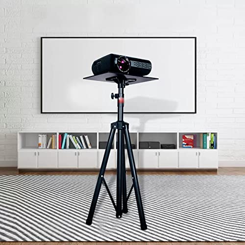 Support de projecteur relevable et rétractable avec base panoramique inclinable