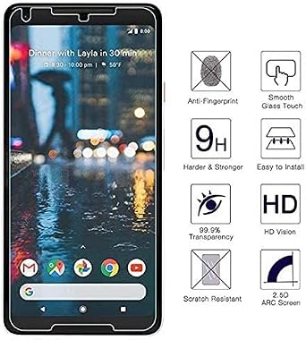 9H Hardness Screen Protector for Google Pixel 2 XL - [2 Pack] HD Ultra Thin Screen Protector Tempered Glass for Google Pixel 2XL