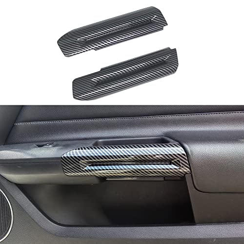 Aokio Interior Door Handle Cover Trim For Ford Mustang Accessories 2015 2016 2017 2018 2019 2020 2021 2022 #TOP2