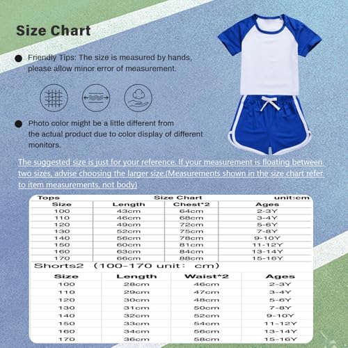 Kids 2-piece Athletic Outfit Short-sleeve T-shirt With Bowknot Shorts For Workout Gym Hiking Yellow 7-8 Years4