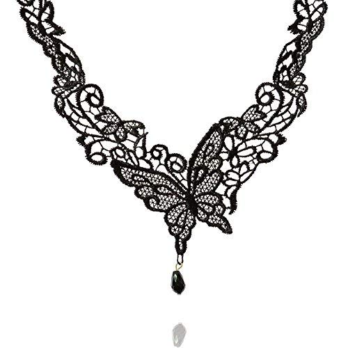Collier ras de cou papillon pour sublimer une robe de soirée chic
