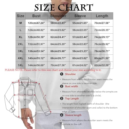 Mens Long Sleeve Shirt Hooded Casual Loose Fit Pullover Tshirts Winter Sports Stylish Hiking Work Comfy Party Tees3