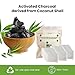 Green Piece® 24 Pack Overstuffed All-Natural Diaper Pail Deodorizer | Activated Charcoal Air Purifier Compatible with Diaper Pails, Shoe Closets, Trash Cans, Pets - Made in The USA by Green Piece