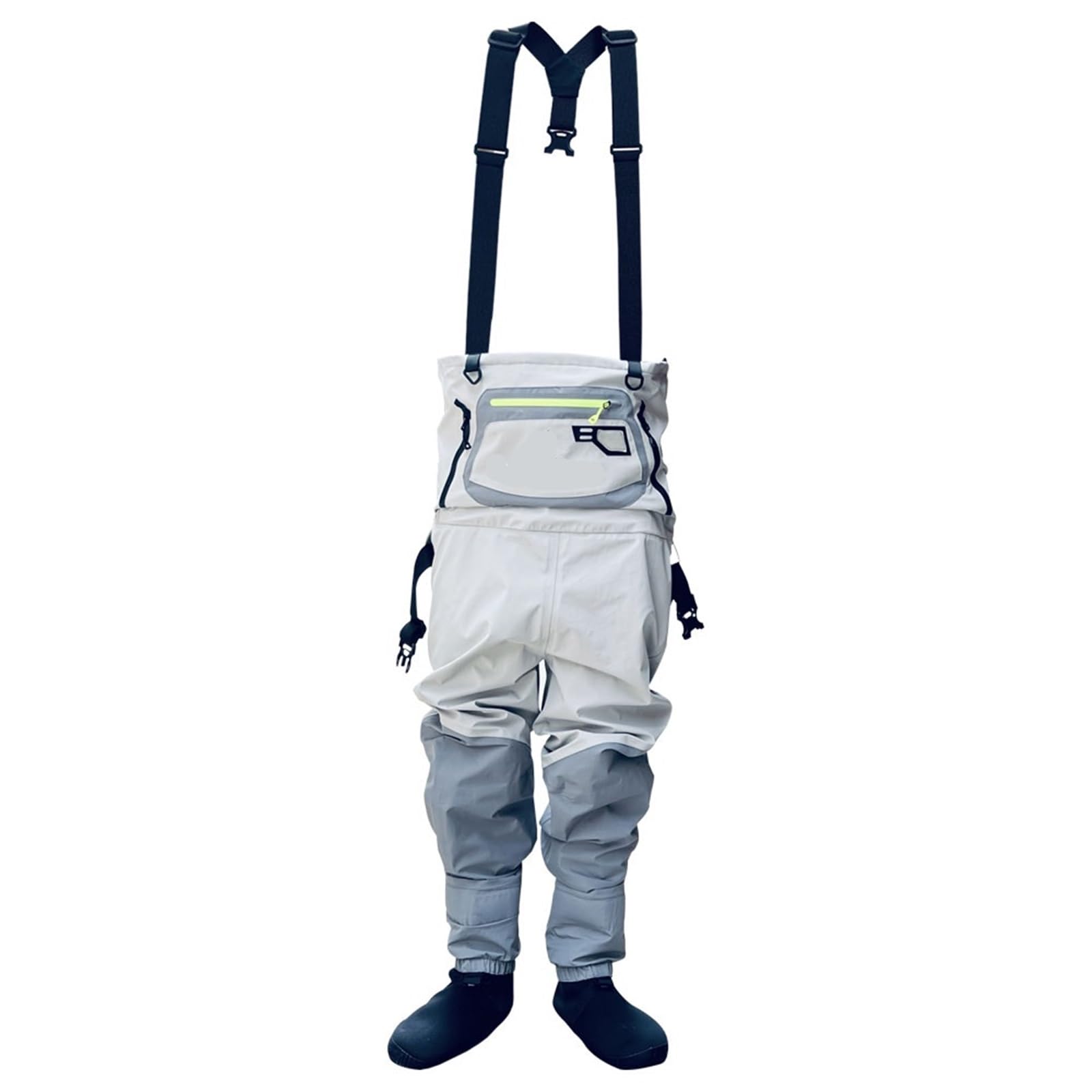 GGNPCWW Wading Suit Traspirante Pesca Stockingfoot Petto Vita Convertibile Trampoliere Impermeabile Neoprene Boot Kayak Hip Wading Pantaloni Per Uomini e Donne