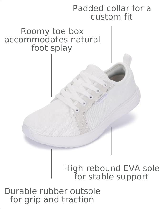 Image of WHITIN Women's Wide Toe Box Walking Shoes Zero Drop Sneakers