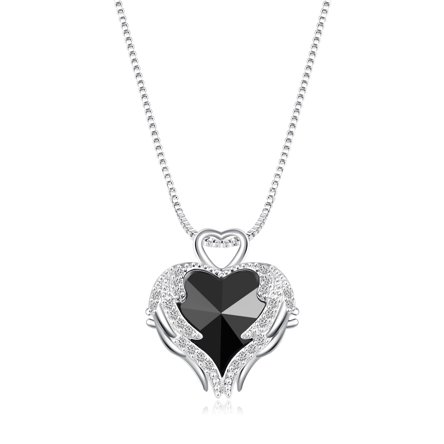 Mikasol Preserved Rose & Heart-Shaped Necklace with Jewelry Box, Preserved Rose, Ideal Romantic Gift for Women Anniversary - Image 2