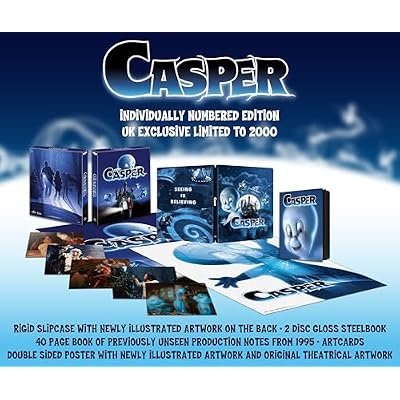 Casper 30th Anniversary Collector's Edition [4K Ultra HD & Blu-Ray] Limited Edition Steelbook