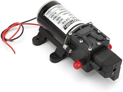 Miniatura 3 de ViaGasaFamido Bomba de agua de diafragma de 24 V, bomba de agua autocebante de alta presión, bomba de agua de lavado, con interruptor de presión