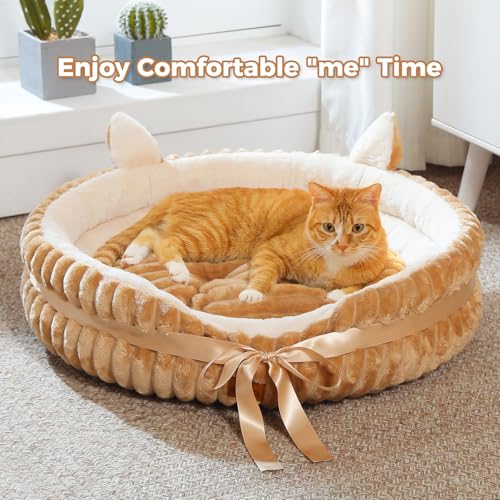 Panier pour chat marron PAWZ Road coussin lavable 50cm