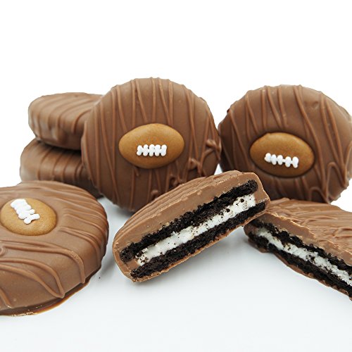 Milk Chocolate Covered Football Cookies