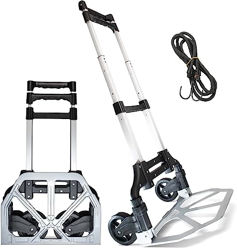 Carro Plegable De 90 L Con Capacidad De 150 Kg – Ruedas XXL Con Freno, Toldo Y Bolsillos Para Playa, Camping Y Jardín (Azul)