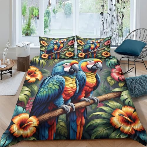 Parure housse de couette résistante effet 3D géométrique Super king