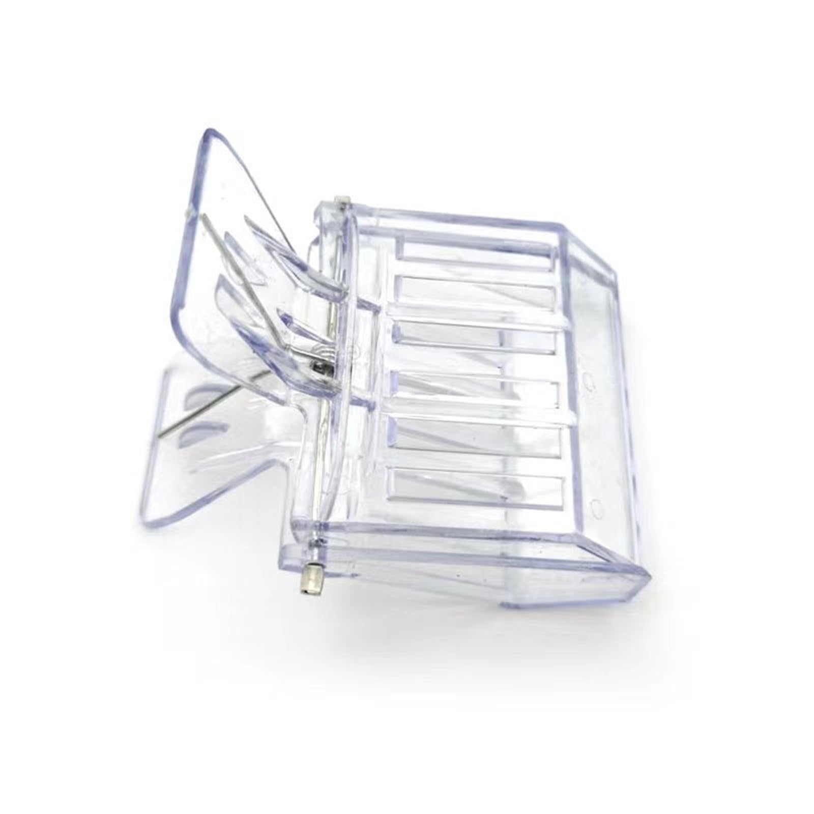 Mkhqst One Color 3Pcs Clear Plastic Beekeeping Queen Bee Clip Cage Gentle/Non-Injurious Beekeeper Tool Insect Catcher