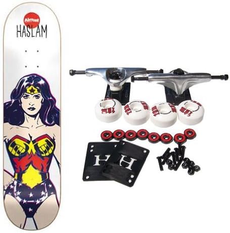 Almost Chris Haslam Wonder Woman 8.38" x 32" Skateboard Deck