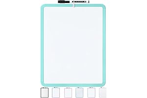 Mr. Pen's Compact Classroom and Home Dry Erase Wall Board (14”x11”, Mint Green)