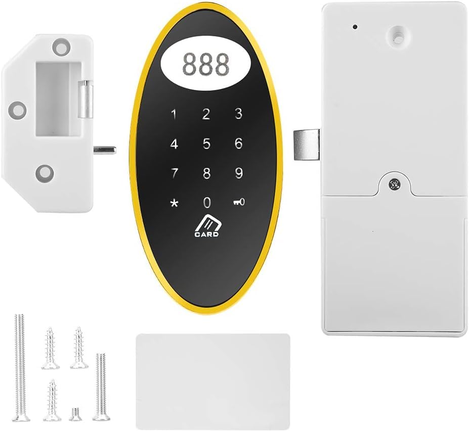 Serrure électronique numérique en zinc avec clavier R pour vestiaire de gym