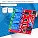 QIEIEI 4 Channel USB Control Relays Module ULN2803 5V 12V 24V Intelligent Switching for PC Automation and Expansion Board