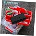 LIOOBO Portable Fishing Gear Storage Bait Box Lure Holder Waterproof Tackle Box for Outdoor Activities