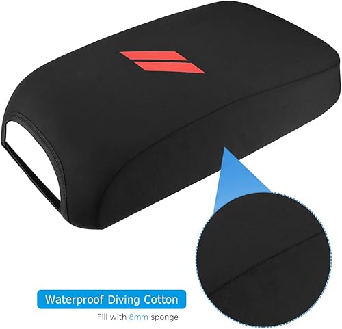 Miniatura 8 de INTGET Funda de consola central mejorada para Dodge Charger Accesorios 2011-2020 2021 2022 2023 para Chrysler 300 2015-2022 Funda de cuero para