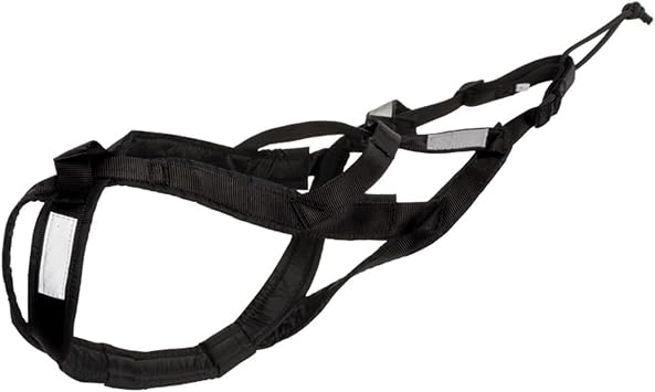 Dog Harness for Training Sled Belt for Large Dogs Pulling Sledding Adjustable Wrap Belt for Weight Pulling Dog Sledding Harness