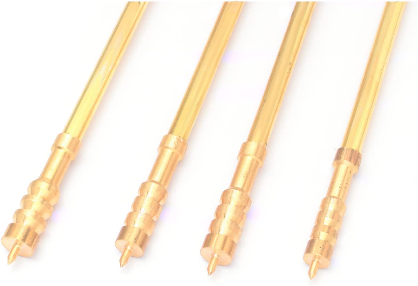 Solid Brass Gun Cleaning Jag Set, Gun Bore Brush, Brass Slotted Tip | Gun Cleaning Jag