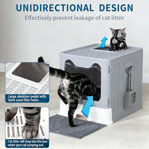 Arenero Para Gatos Grande Con Cajón Y Tapa miniatura 4