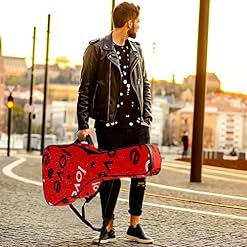 Housse pour guitare acoustique – Motif géométrique – 1 cm d’épaisseur – Rembourrage épais – Étanche – 101,6 cm – 102,6… - Les Beatles, Paul McCartney, John Lennon, RIngo Starr, George Harrison Housse pour guitare acoustique - Motif géométrique - 1 cm d'épaisseur - Rembourrage épais - Étanche - 101,6 cm - 102,6… – Image 6