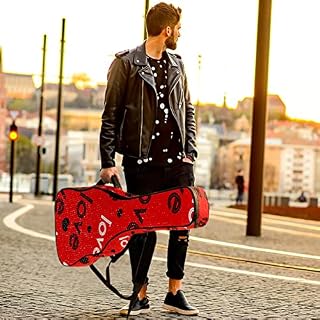 Housse pour guitare acoustique – Motif géométrique – 1 cm d’épaisseur – Rembourrage épais – Étanche – 101,6 cm – 102,6… - Les Beatles, Paul McCartney, John Lennon, RIngo Starr, George Harrison Housse pour guitare acoustique - Motif géométrique - 1 cm d'épaisseur - Rembourrage épais - Étanche - 101,6 cm - 102,6… – Image 6