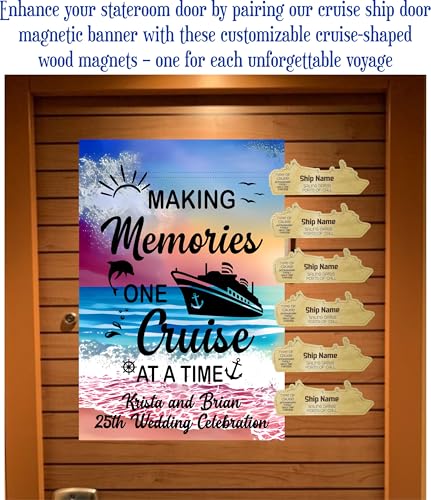 Imanes decorativos personalizados en forma de barco de crucero miniatura 7