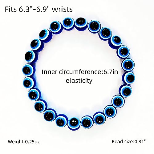 Evil Eye Bracelet Blue Beads Bracelet Turkish Lucky For Protection And Blessing Bracelet Christmas New Year Gifts For Women2