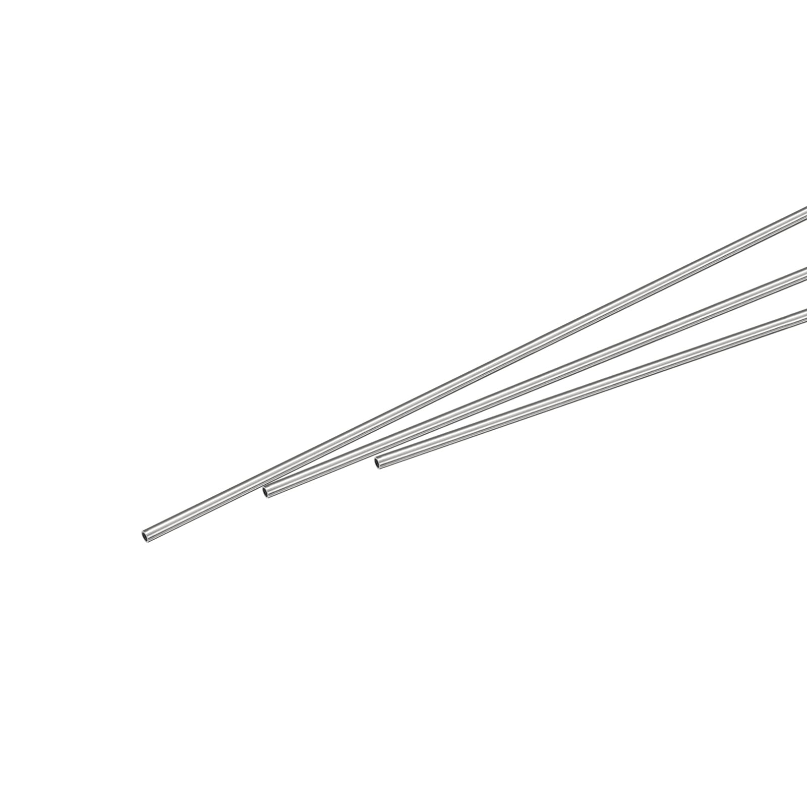 QUARKZMAN 304 Acero Inoxidable Tubo Capilar, OD 1,5mm x 0,2mm Pared 250mm Longitud, 3uds