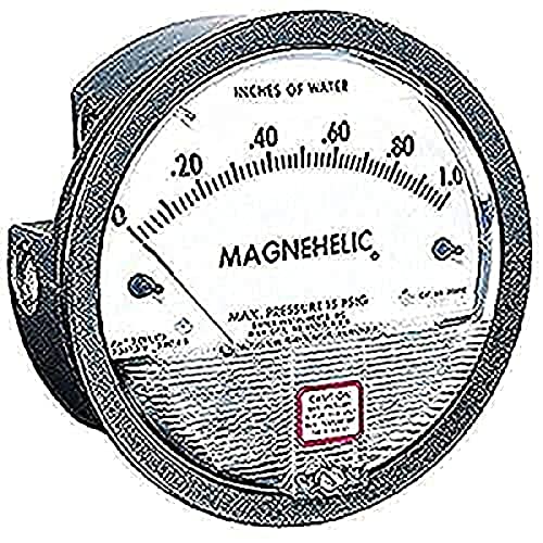 Manomètre différentiel Dwyer 2001D Magnehelic évite l'encrassement des filtres de ventilation 0-250 Pa