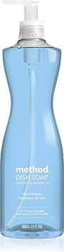Method Dish Soap, Sea Minerals, Tough on Grease, 18 Fl Oz Pack of 1