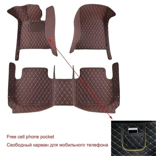 Tapis auto pour Benz Classe C W203 W204 accessoires tapis de sol rouge - 5