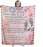 Inneroam Gifts for Mom, Mothers Birthday Gifts Blanket 50 * 60 inch Basket for Mom Self Care Wome...