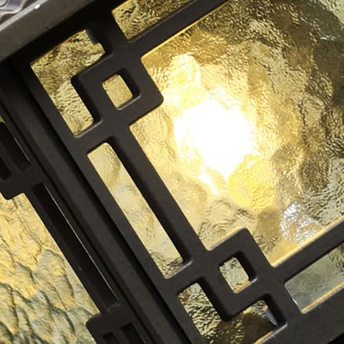 Lampe poste industriel style hollow E27 pour sublimer vos piliers