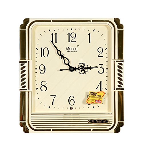 Ajanta 257 Plastic Analog Wall Clock (Ivory, 9.8 X 0.3 X 9.8 Inch) (B07BDG185M) Amazon Price History, Amazon Price Tracker