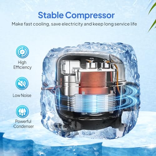 image for ROVSUN 7.1 Cu.Ft Commercial Refrigerator, Refrigerated Display Case Co