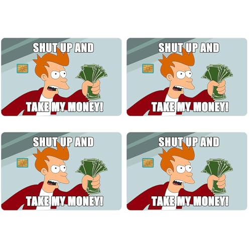 4 pegatinas para tarjetas de crédito anime, pegatinas para tarjetas de crédito, dibujos animados tarjeta de débito adhesiva, cubierta adhesiva para tarjetas de débito personalizada, impermeable funda