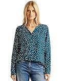 polka dot shirt mens red Seitenschlitze Cecil Damen Bluse mit Punktemuster