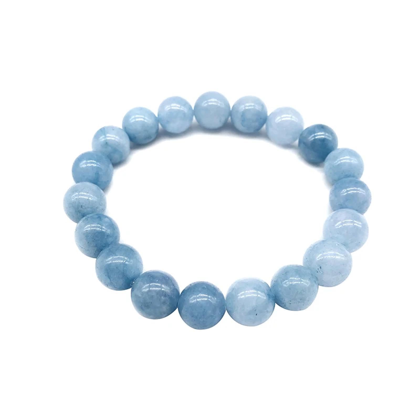 Pulseras de cuentas para hombre y mujer estilo yoga elástica 8