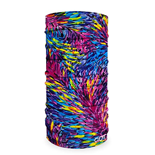 GOT Sports Tube Bandana - Neck Gaiter for Women Men, Face Mask, Neck Wrap, Head Scarf, Curly Hair Sleep Protection