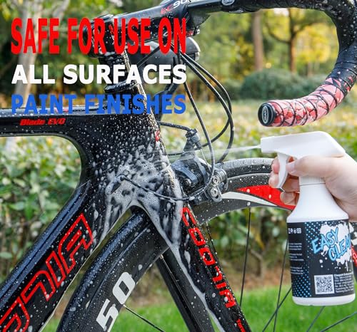 Nano bike Cleaner with Easy Spray Applicator - Bike Wash Fast Acting Cleaner for Oil, Grease and Dirt Removal -Bike Cleaner for All Surface Types (300ml)