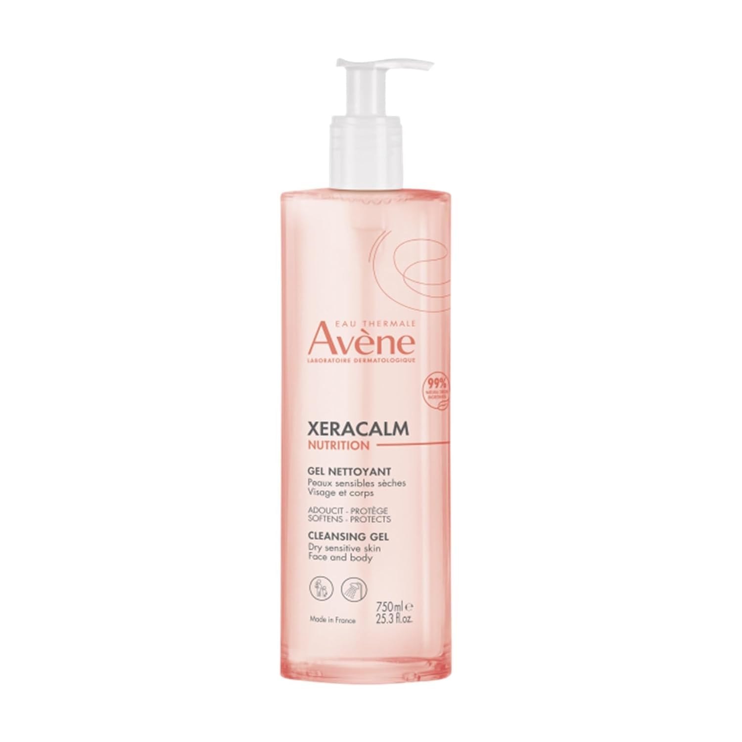 AVENE XeraCalm Nutrition Cleansing Gel for Dry Sensitive Skin 750 ml, Bi-mrjk-c371