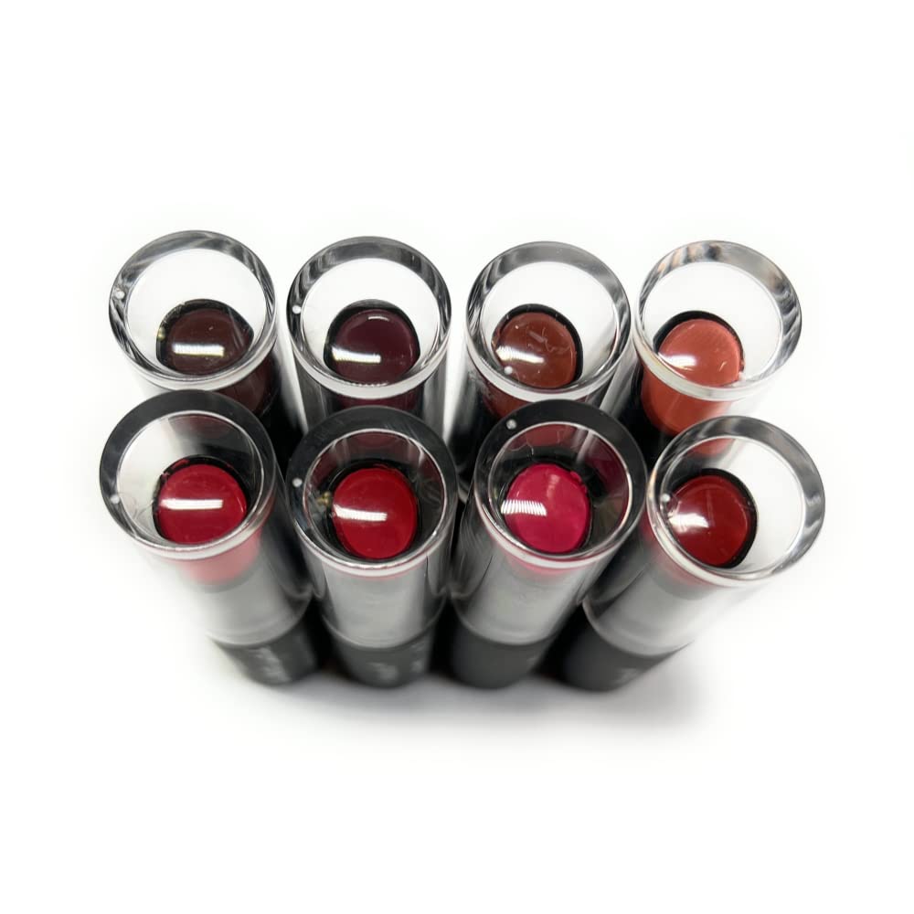 48 pcs 8 Colors Nabi Semi Matte Lipstick, Smooth Application and Won’t Dry Out Lips, Included Display Box (Wholesale Lot)