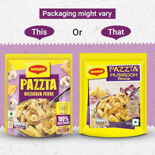 Image of Maggi PAZZTA Instant Pasta - Mushroom Penne, 68.5g Pouch